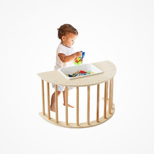 Arche d’Escalade Montessori Multifonction - Évolutive 6-en-1 en Bois | Motricité 3 Mois- 8 ans - JouetApprends