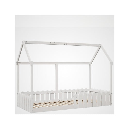 Lit Cabane Montessori 90x190 en Bois Massif pour enfant 2 ans et plus - JouetApprends