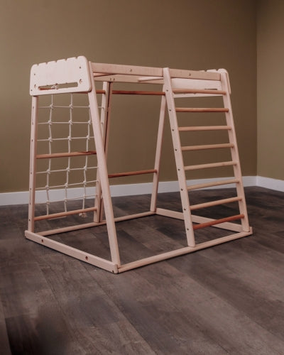 Aire de jeux Intérieur enfant | Jeu Montessori en bois pour Enfants | Escalade 1 an à 5 ans - JouetApprends