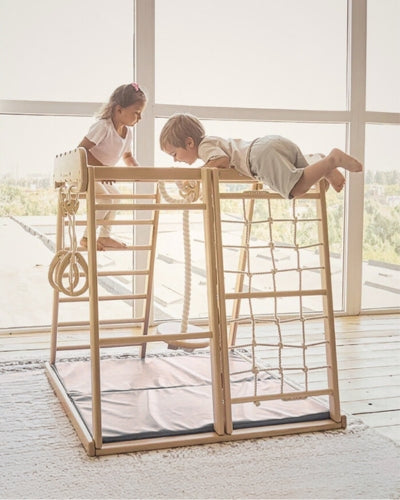 Aire de jeux Intérieur enfant | Jeu Montessori en bois pour Enfants | Escalade 1 an à 5 ans - JouetApprends