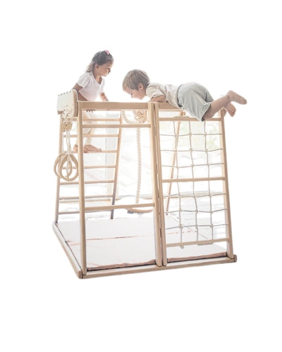 Aire de jeux Intérieur enfant | Jeu Montessori en bois pour Enfants | Escalade 1 an à 5 ans - JouetApprends