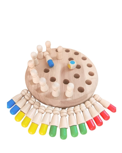 Jeu Memoire des Couleurs en bois - Jeu memory - JouetApprends
