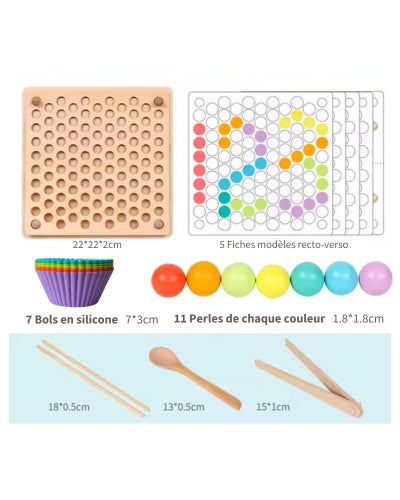 Jeu de tri Montessori 3 ans | Apprendre les couleurs | Concevoir formes et objets - JouetApprends