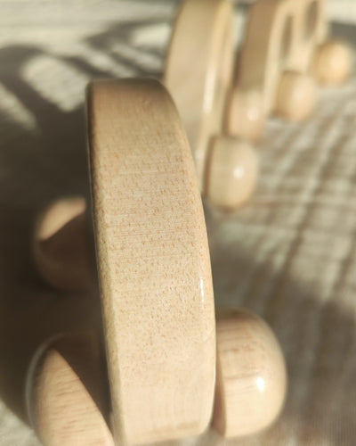 Mini Bolides en bois massif pour Bébé | Petite voiture | Jouet Montessori