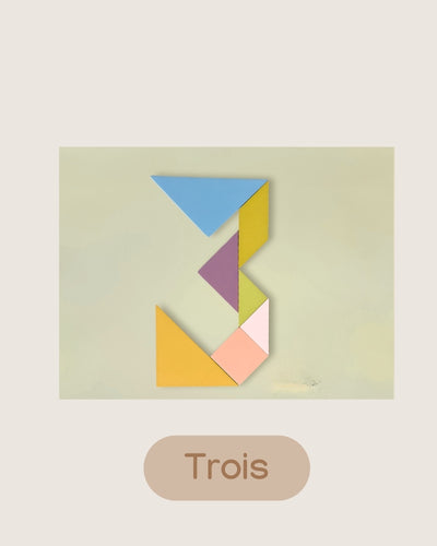 Jeux Puzzle Tangram en bois - Jeux Montessori 4 ans et jusqu'à 8 ans pour enfant