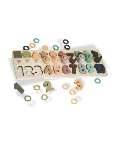 Puzzles en Bois Montessori Chiffres (3-7 ans) - Apprendre à compter