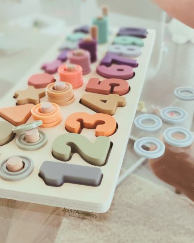 Puzzles en Bois Montessori Chiffres (3-7 ans) - Apprendre à compter