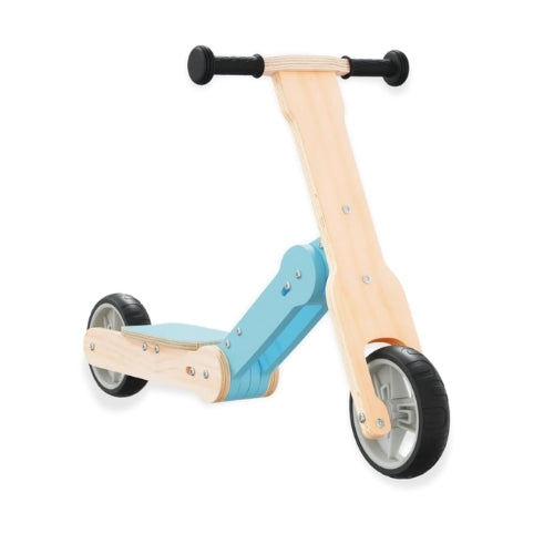 Draisienne évolutive en Trottinette en bois - Enfant 3 à 6 ans - modèle TEM
