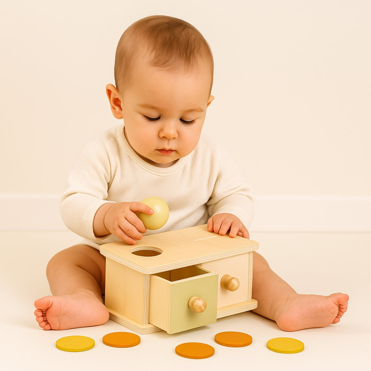 bebe-assis-avec-boite-formes-bois-naturel-bebe-jeux-montessori-jeu-autonome-permanence-objet