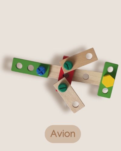 Avion - Jeu bricolage enfant - Bricolage enfant 4 ans à 8 ans