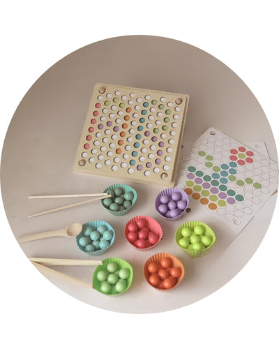 Jeux de tri Montessori 3 ans pour concevoir formes et objets