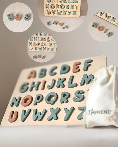 Puzzle alphabet en bois