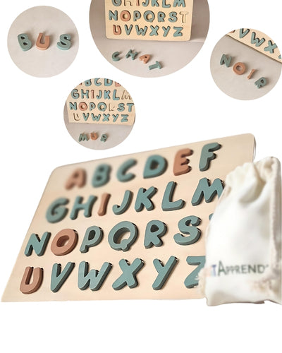 Puzzle alphabet en bois