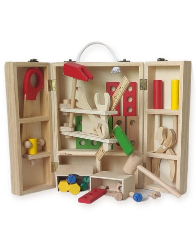 Caisse à Outils Enfant Mauzek® - Jouet Montessori - 37 pièces - Outils Enfant - Jouet Caisse à Outils Enfant Mauzek® - Jouet Montessori - 37 pièces - Outils Enfant - Jouet