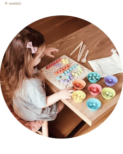Jeu de tri Montessori 3 ans | Apprendre les couleurs | Concevoir formes et objets