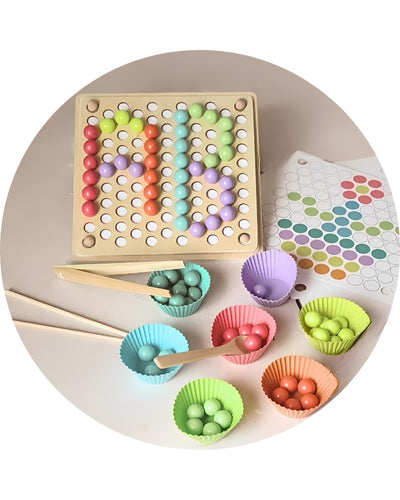 Jeux de tri Montessori 3 ans pour concevoir formes et objets