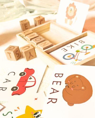 Apprendre l'Anglais - Cubes Alphabet - Enfant dès 5 ans - JouetApprends