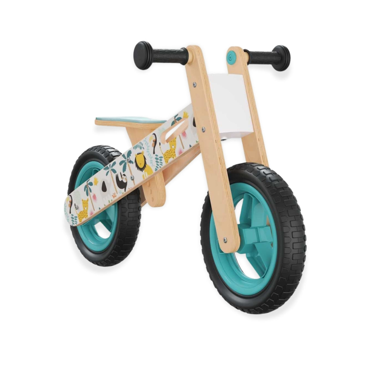 Draisienne Evolutive Bois 3-6 ans - Motif Jungle | Renard | Véhicules - STYL