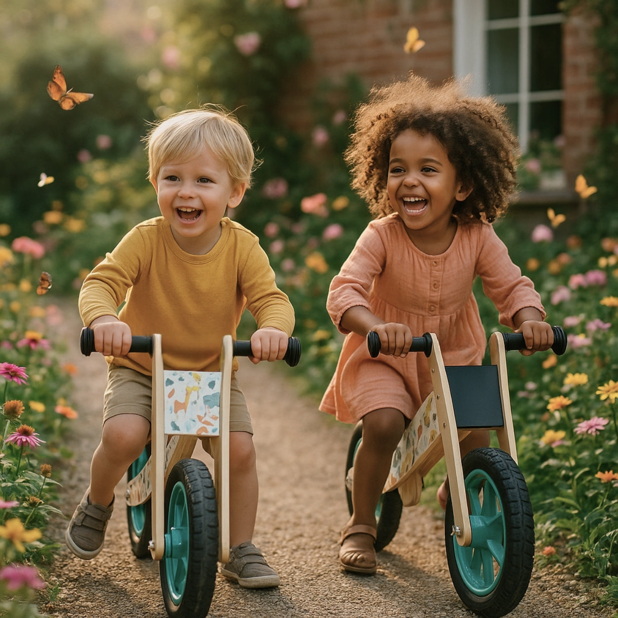 Draisienne Evolutive Bois 3-6 ans - Motif Jungle | Renard | Véhicules - STYL
