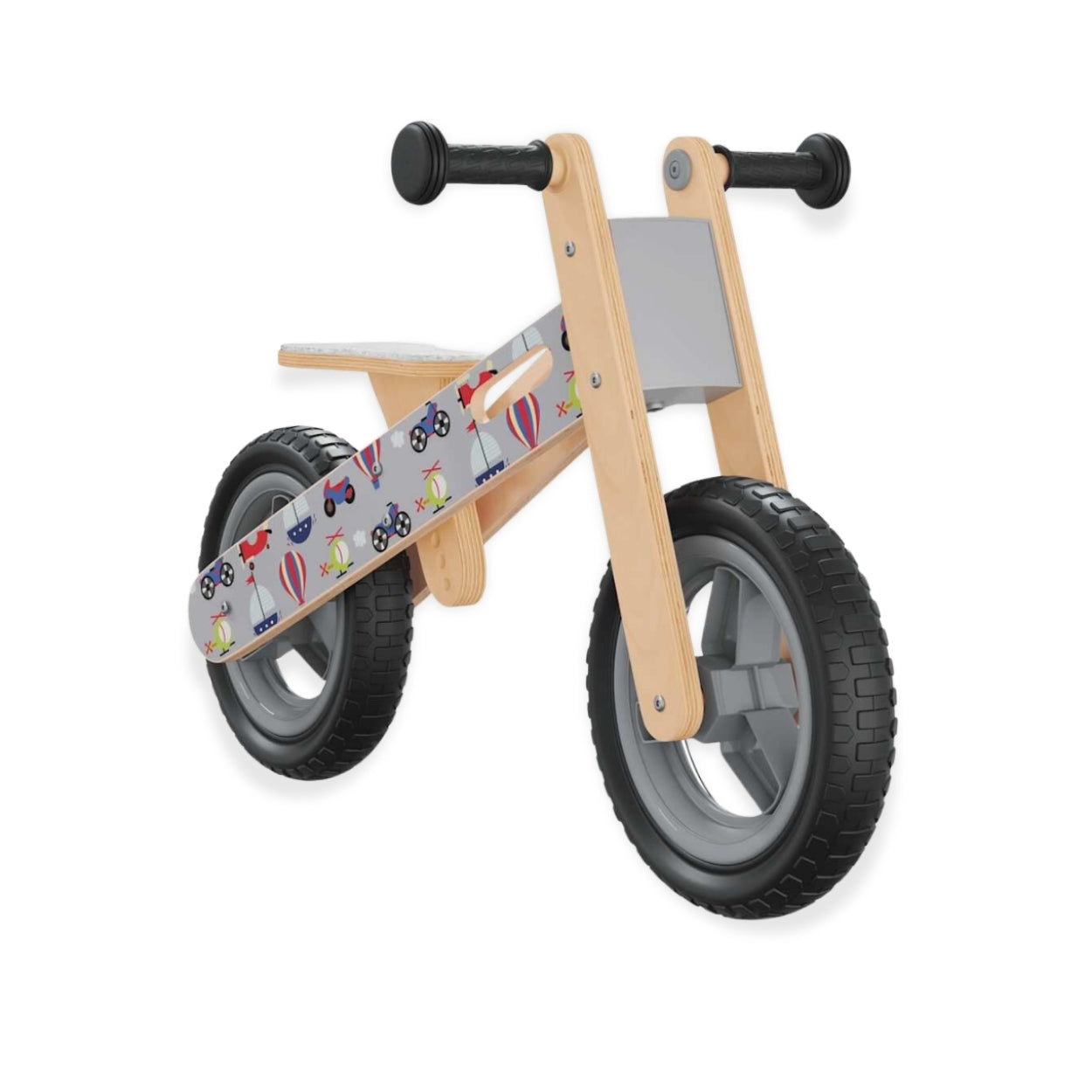 Draisienne Evolutive Bois 3-6 ans - Motif Jungle | Renard | Véhicules - STYL