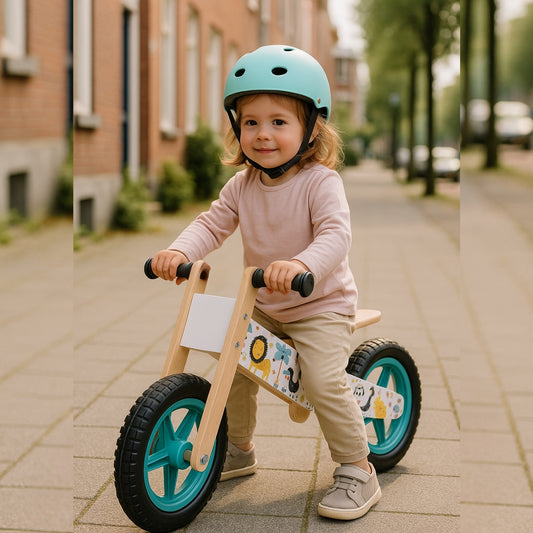 Draisienne Evolutive Bois 3-6 ans - Motif Jungle | Renard | Véhicules - STYL