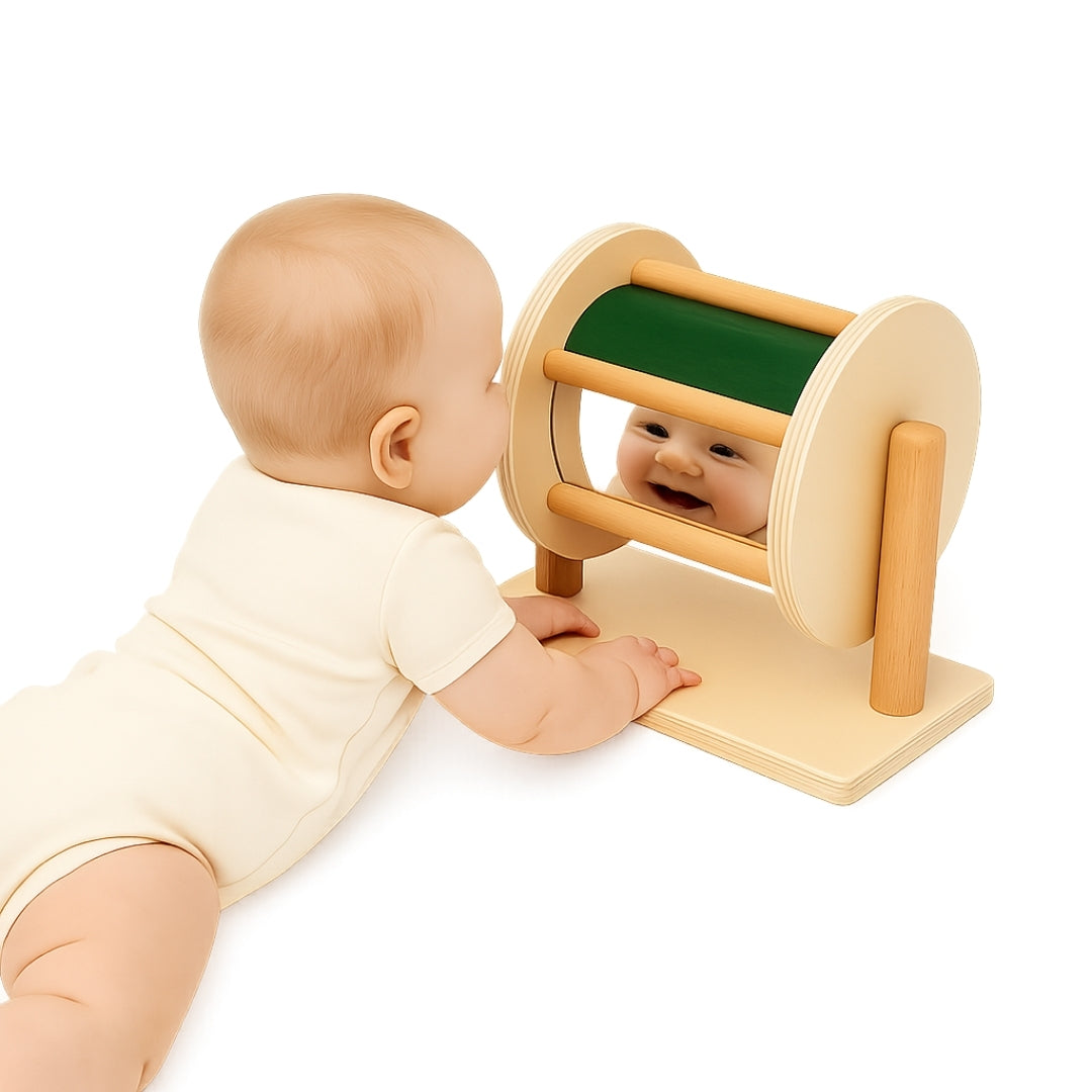 tambour-rotatif-arc-en-ciel-eveil-sensoriel-miroir-integre-jouet-montessori-baby-gym-stimule-bebe-heureux-plat-ventre-parcours-motricite-jeux-autonome-6-9-12-18-mois-idee-cadeau