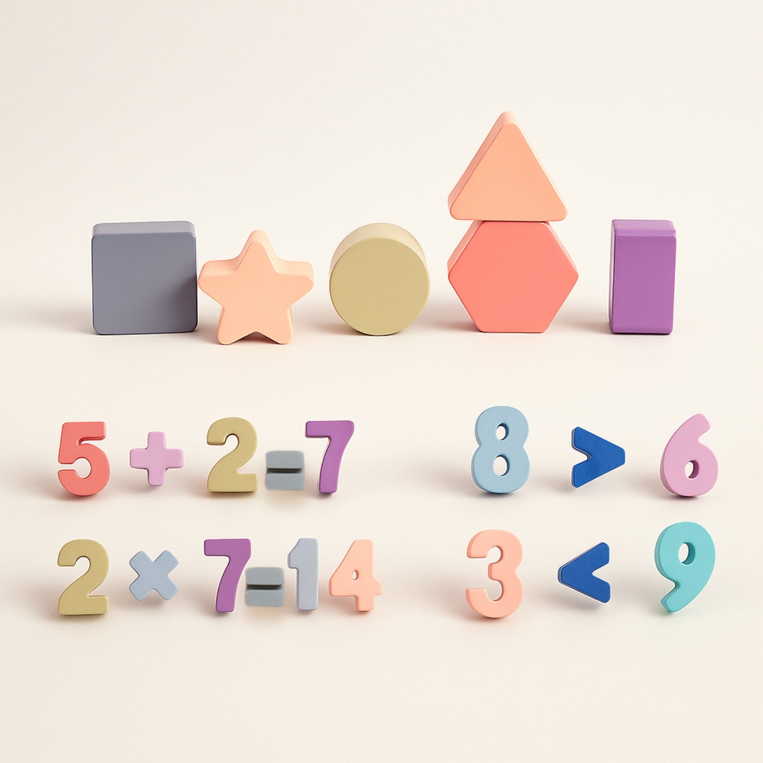 Puzzles en Bois Montessori Chiffres (3-7 ans) - Apprendre à compter et calculer en s'amusant - JouetApprends
